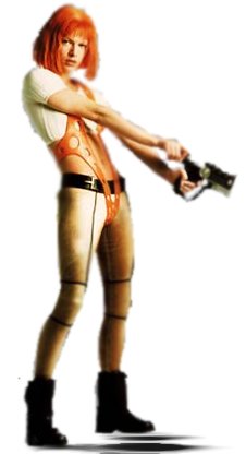 Leeloo, smart, strong and a total babe...